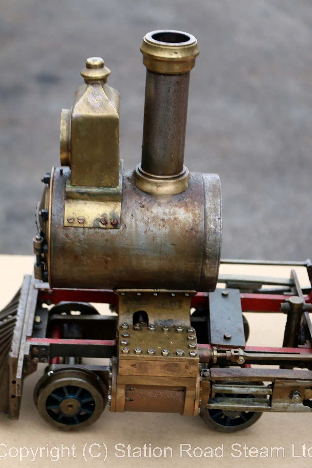 3 1/2 inch gauge "Virginia" 4-4-0 with new Western Steam boiler
