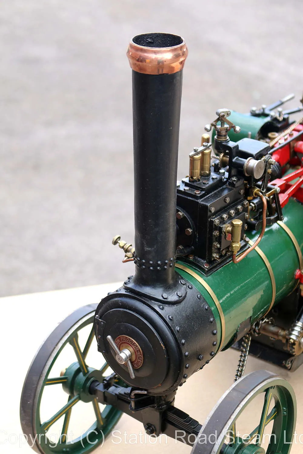 2 inch scale Ruston Proctor SD steam tractor