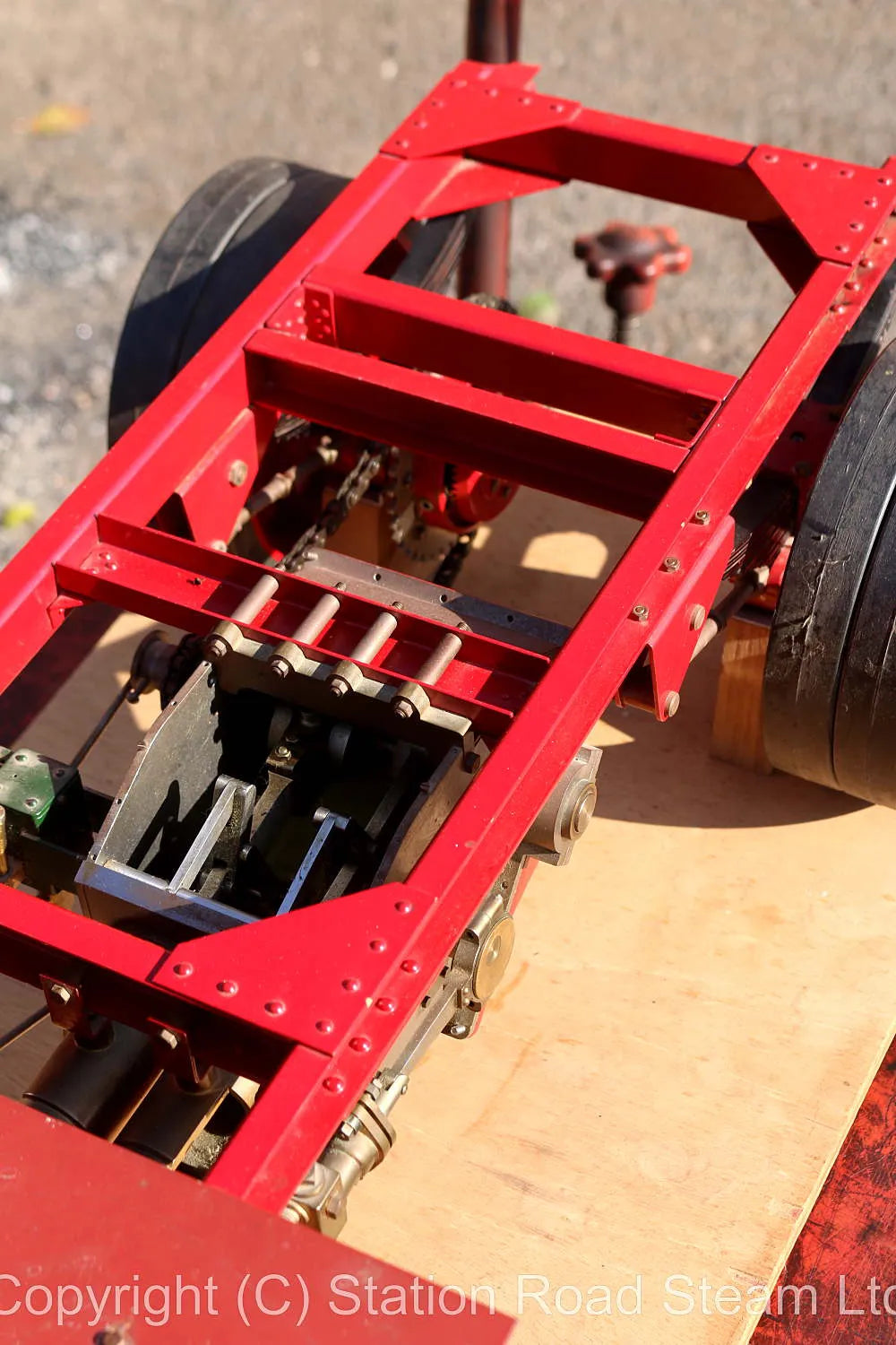 Part-built 2 inch scale Clayton steam wagon