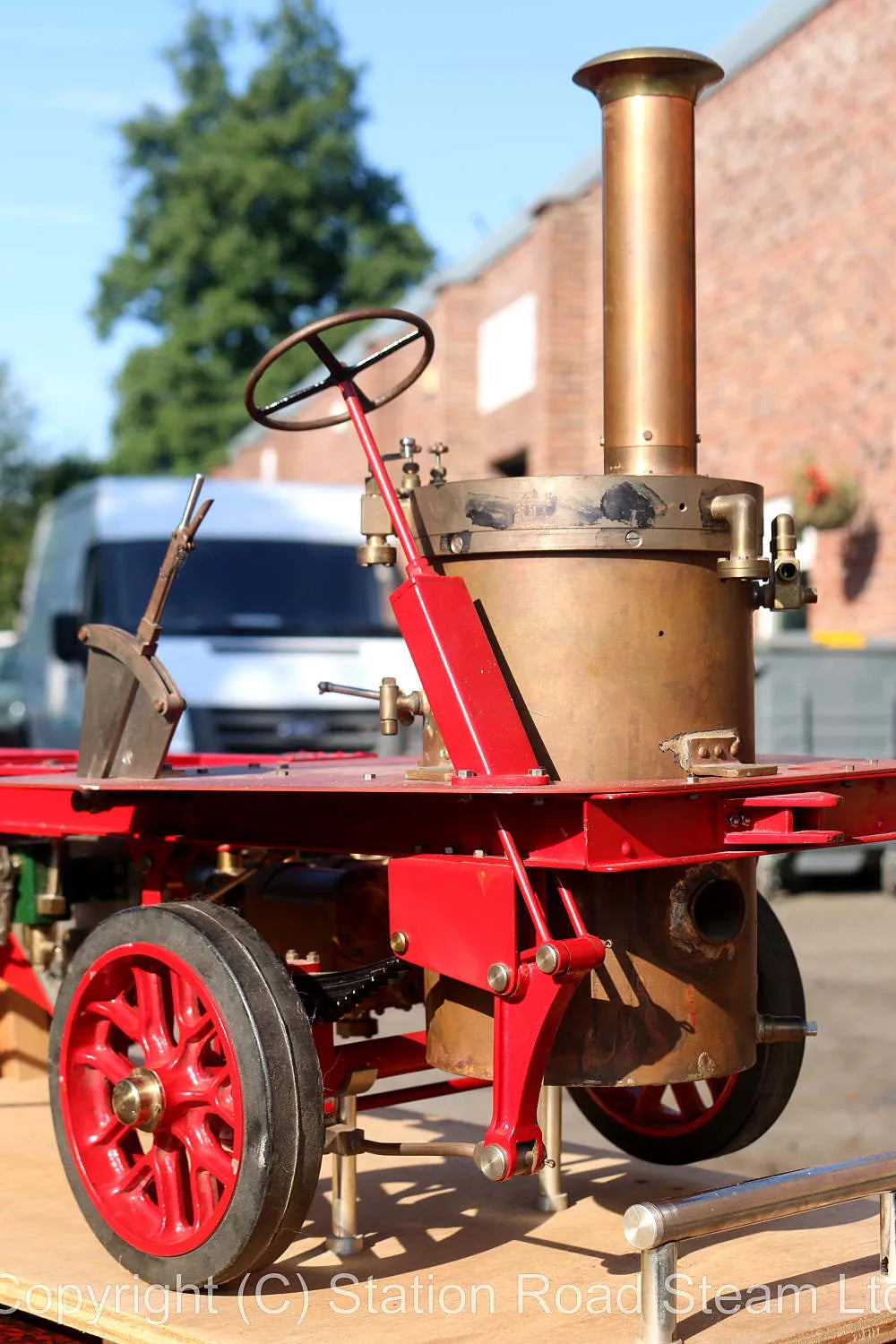 Part-built 2 inch scale Clayton steam wagon