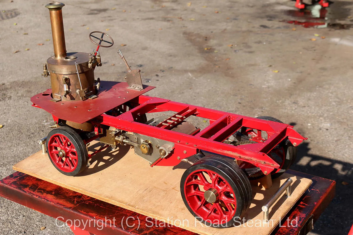 Part-built 2 inch scale Clayton steam wagon