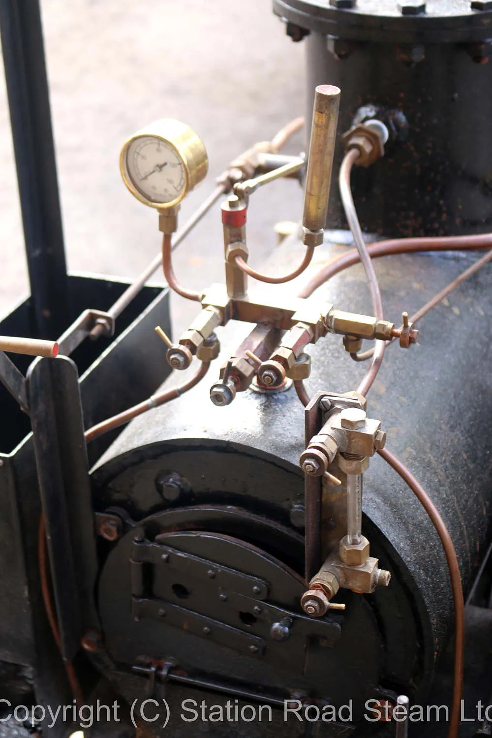 7 1/4 inch narrow gauge 0-6-0 with driving truck