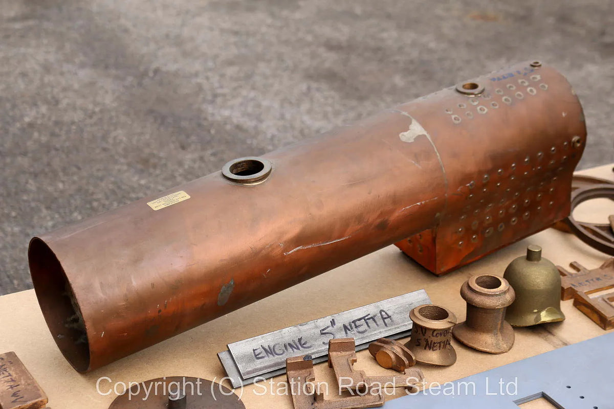 5 inch gauge "Netta" castings, drawings & commercial boiler