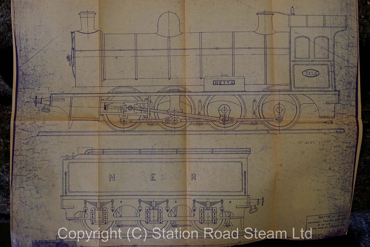 5 inch gauge "Netta" castings, drawings & commercial boiler