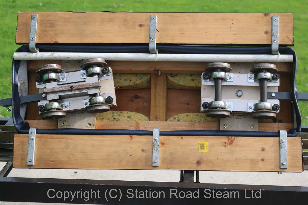 5 inch gauge braked bogie driving truck