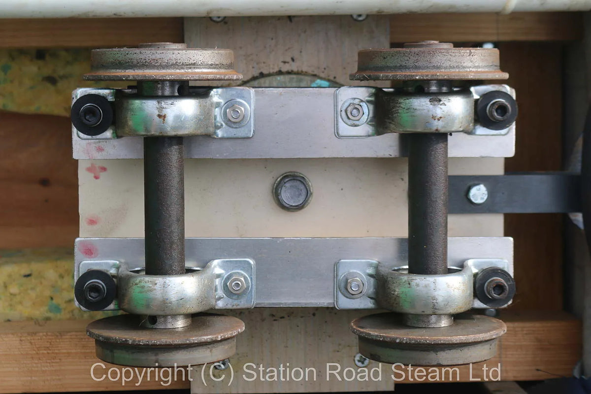 5 inch gauge braked bogie driving truck