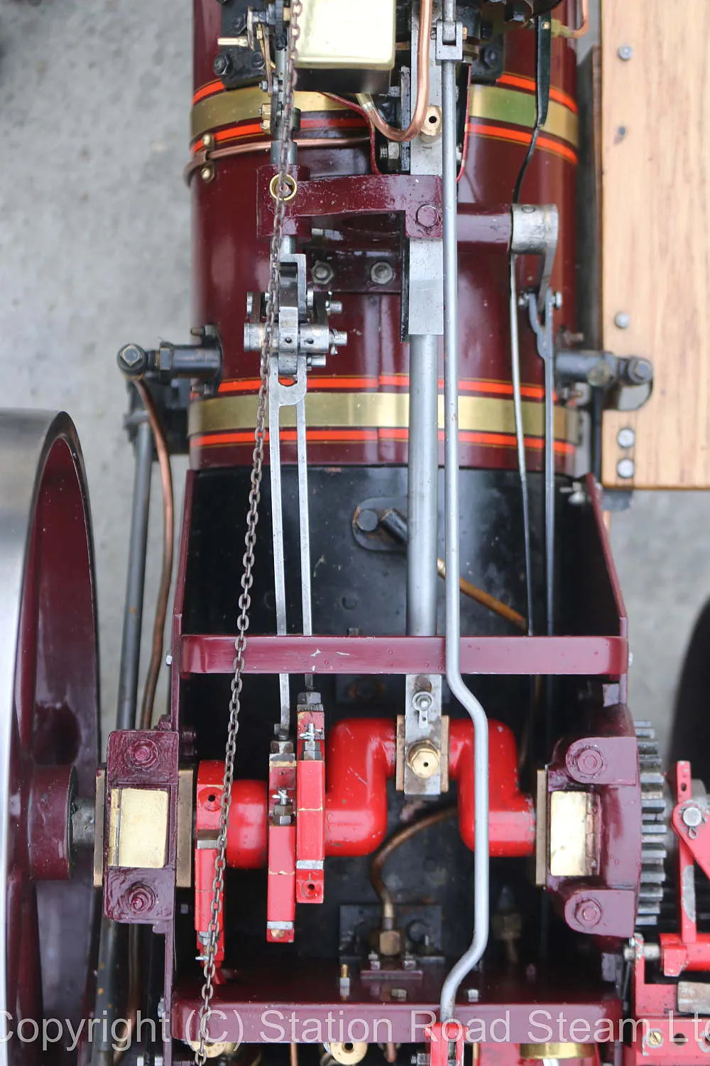 3 inch scale Burrell 6nhp agricultural engine with driving truck