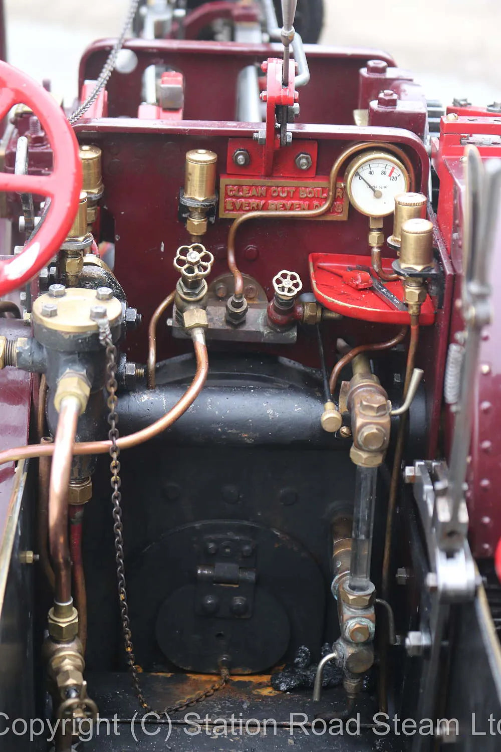 3 inch scale Burrell 6nhp agricultural engine with driving truck