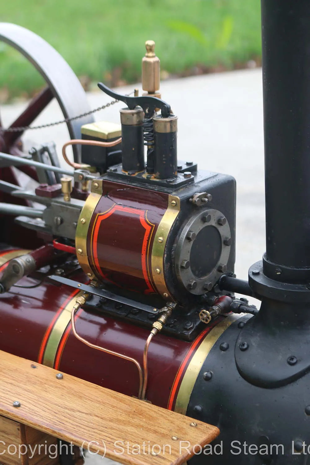 3 inch scale Burrell 6nhp agricultural engine with driving truck