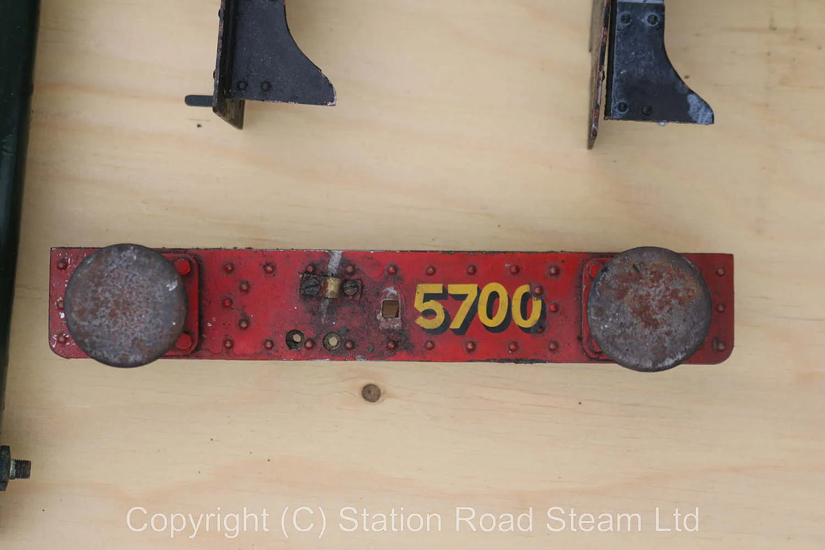 Dismantled 5 inch gauge GWR 57XX 0-6-0PT