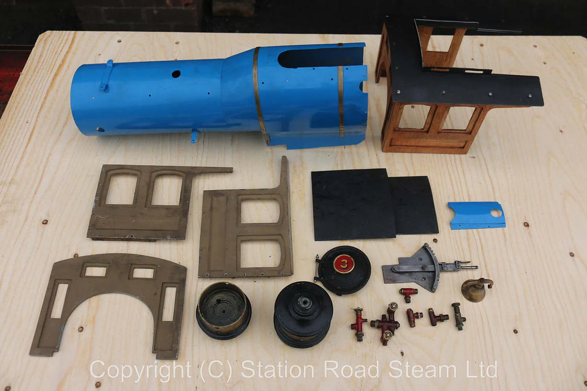 Dismantled 5 inch gauge NY&HRR 4-4-0