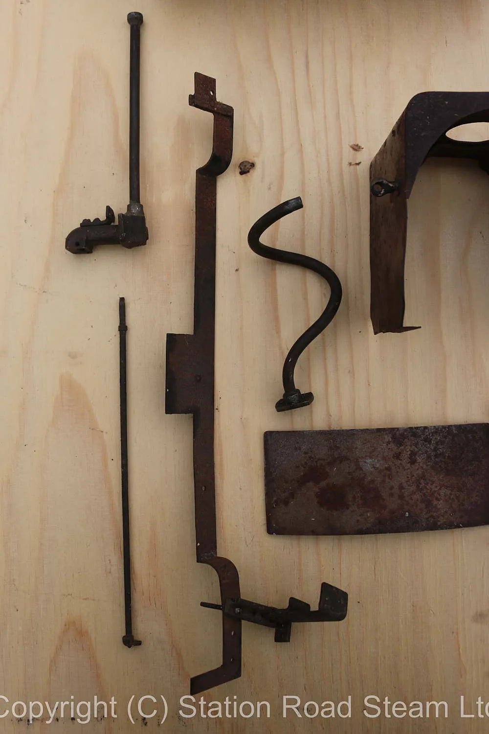 3 1/2 inch gauge part-built ancient 4-4-0