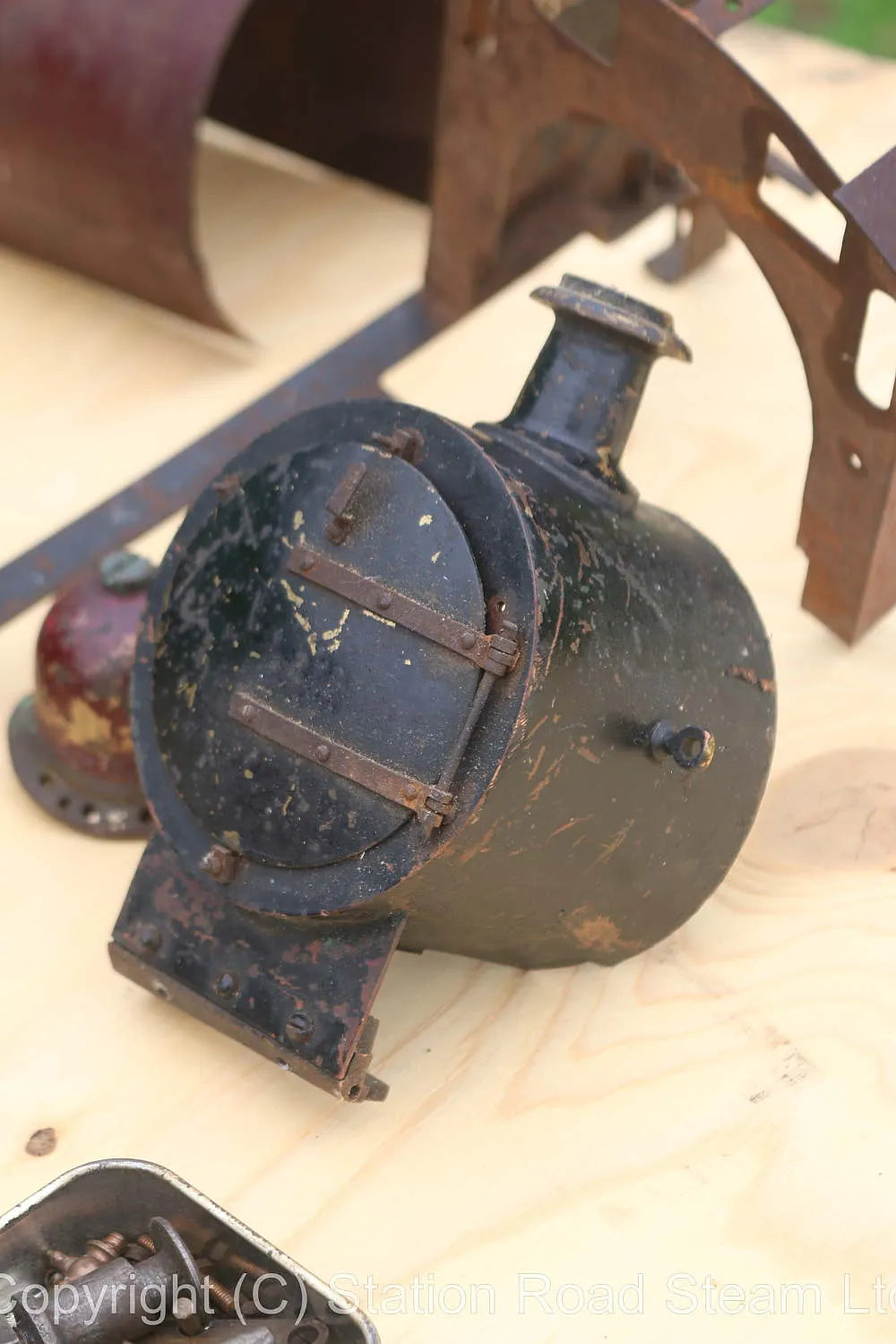 3 1/2 inch gauge part-built ancient 4-4-0