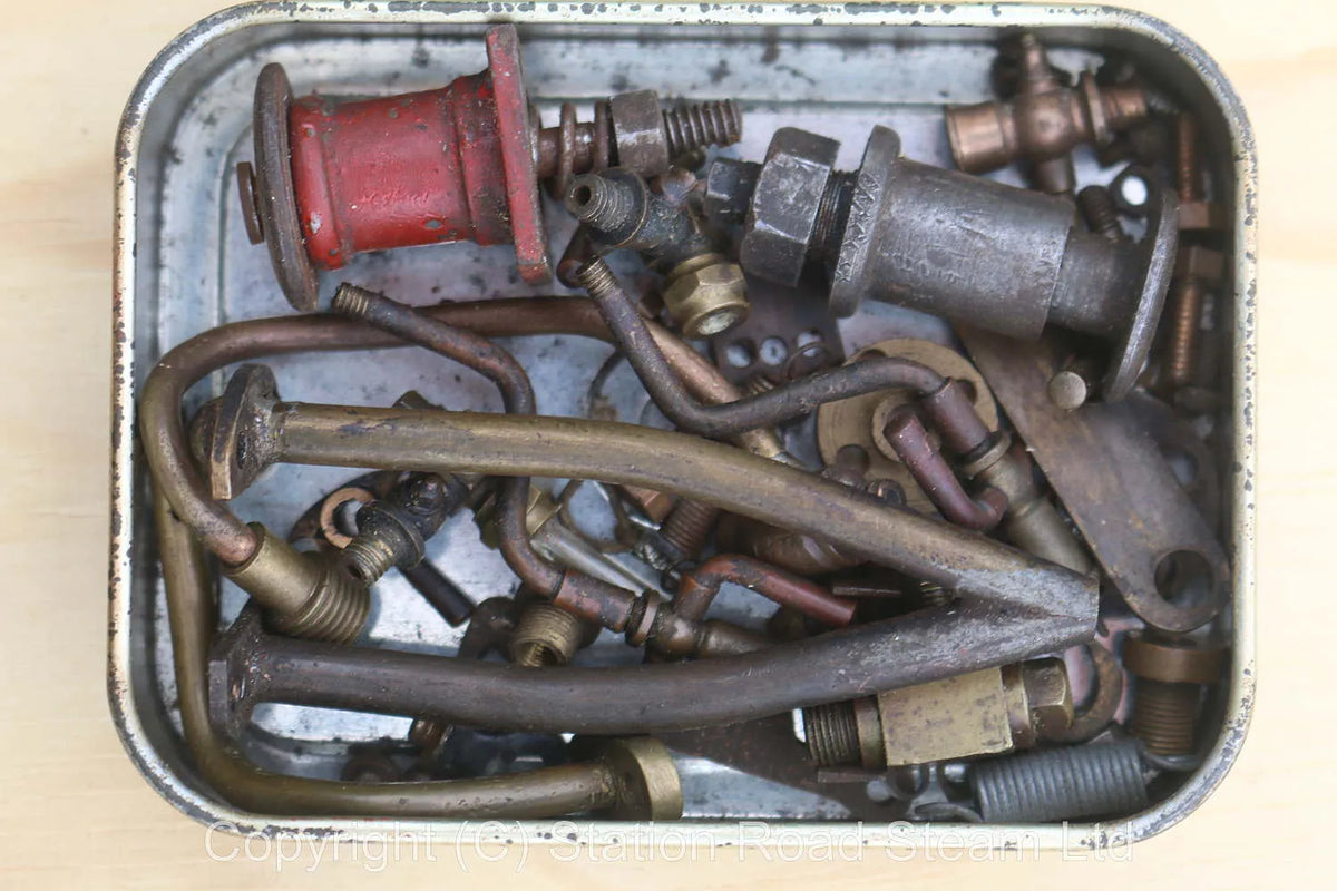 3 1/2 inch gauge part-built ancient 4-4-0