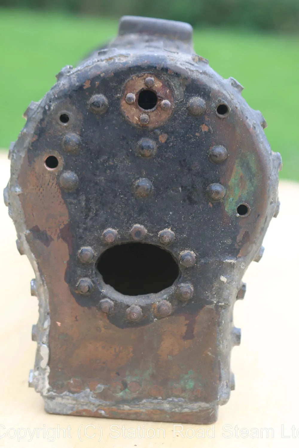 3 1/2 inch gauge part-built ancient 4-4-0