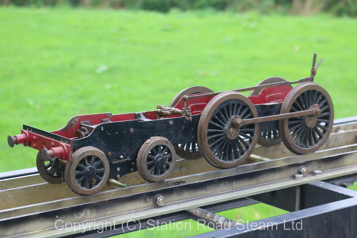 3 1/2 inch gauge part-built ancient 4-4-0