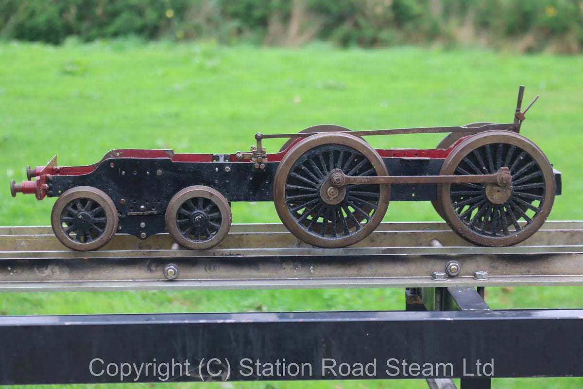 3 1/2 inch gauge part-built ancient 4-4-0