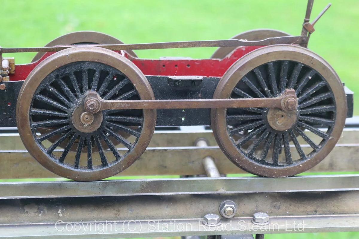3 1/2 inch gauge part-built ancient 4-4-0