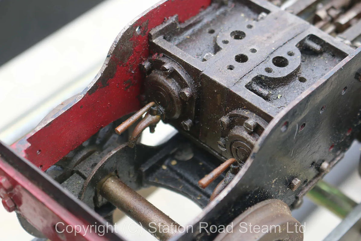 3 1/2 inch gauge part-built ancient 4-4-0