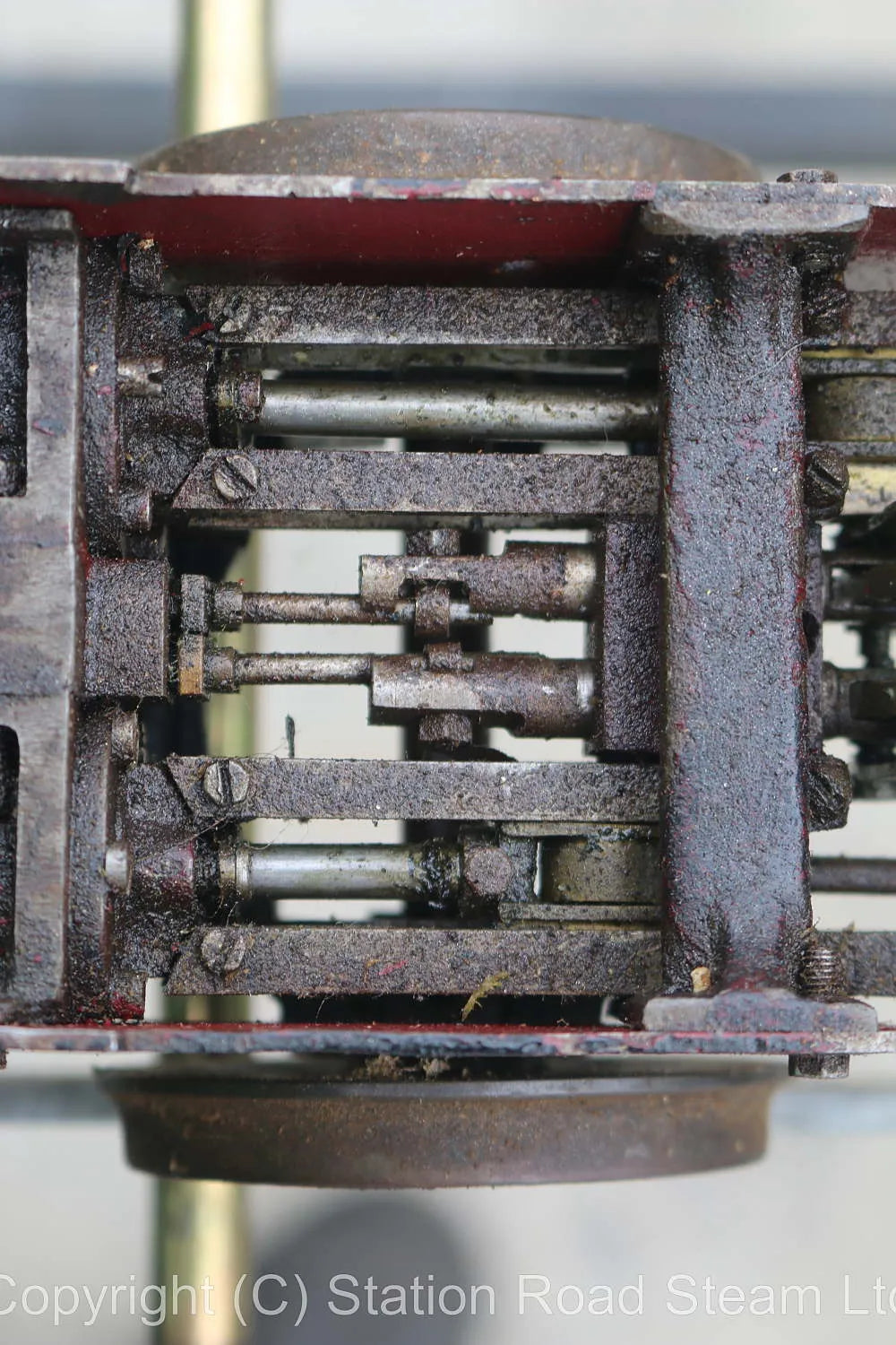 3 1/2 inch gauge part-built ancient 4-4-0