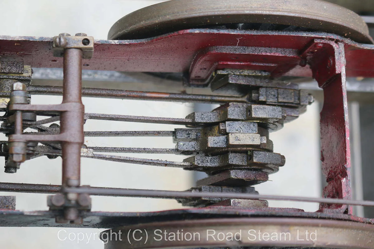 3 1/2 inch gauge part-built ancient 4-4-0