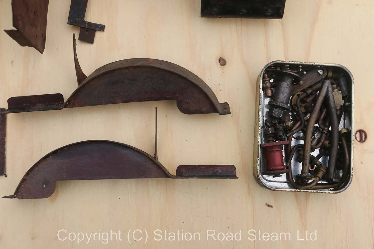 3 1/2 inch gauge part-built ancient 4-4-0