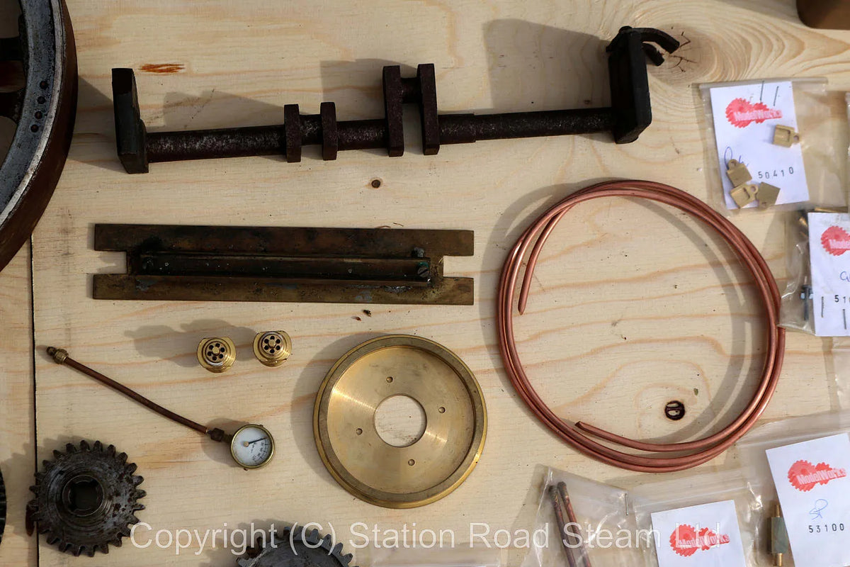 Part-built 2 inch scale Fowler DCC Showmans engine