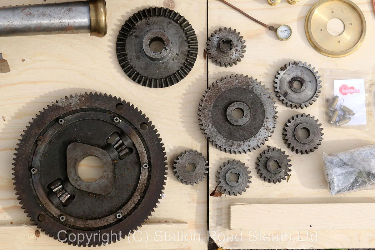 Part-built 2 inch scale Fowler DCC Showmans engine