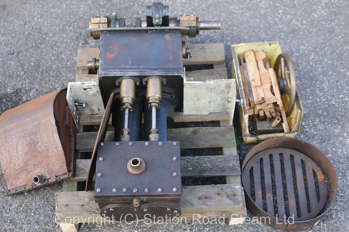 Part-built 6 inch scale Clayton undertype steam wagon