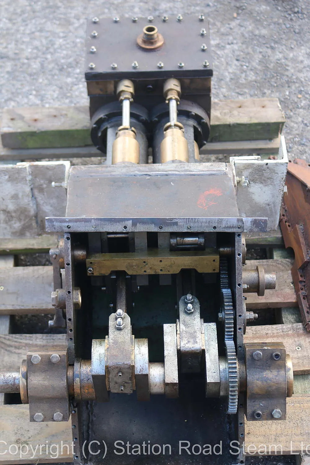 Part-built 6 inch scale Clayton undertype steam wagon