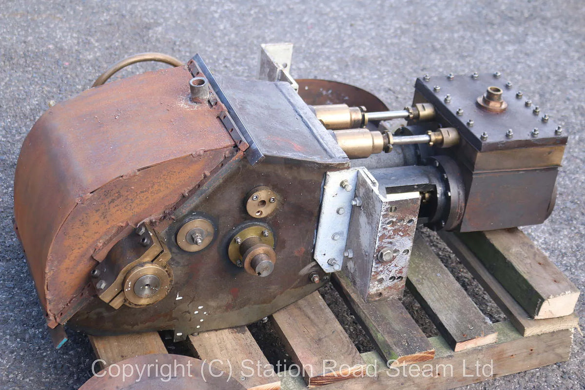 Part-built 6 inch scale Clayton undertype steam wagon