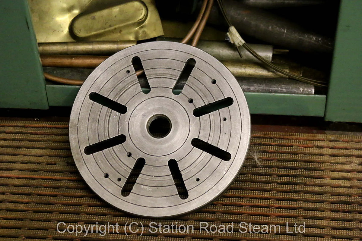 Green Myford Super 7, clutch, power cross feed
