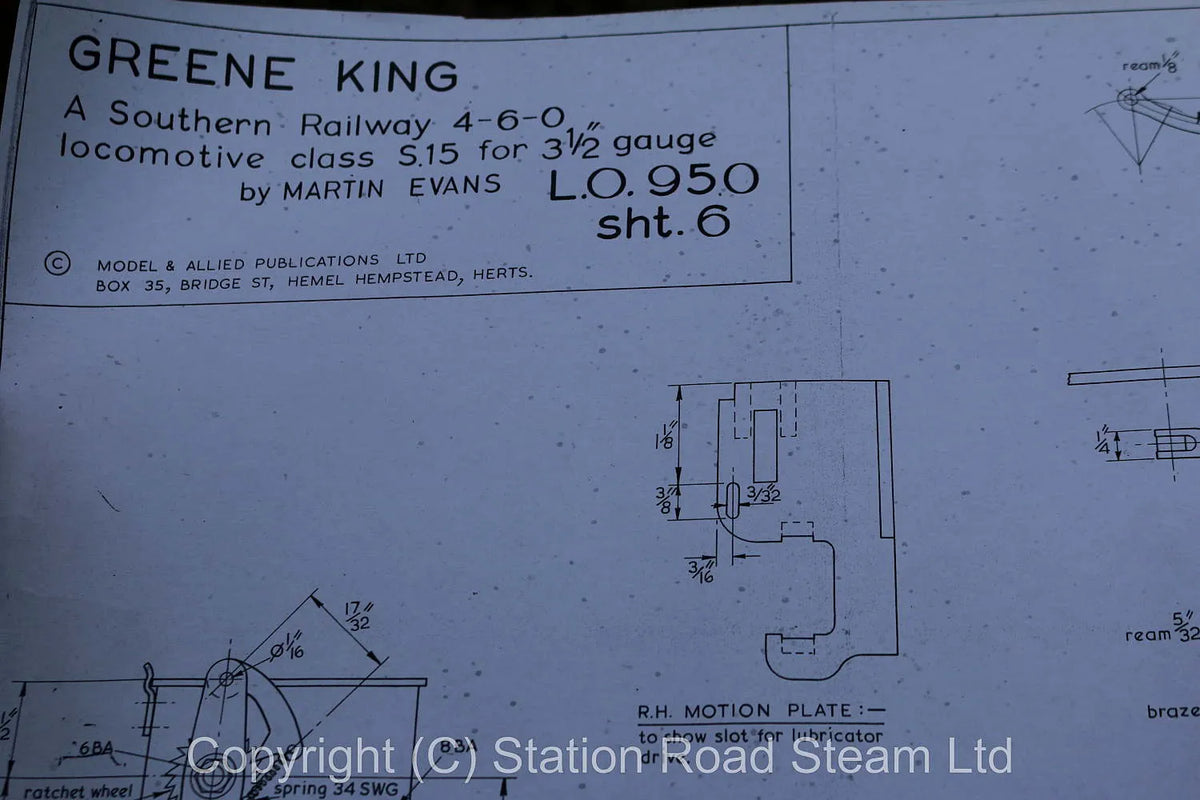 3 1/2 inch gauge Southern S15 4-6-0