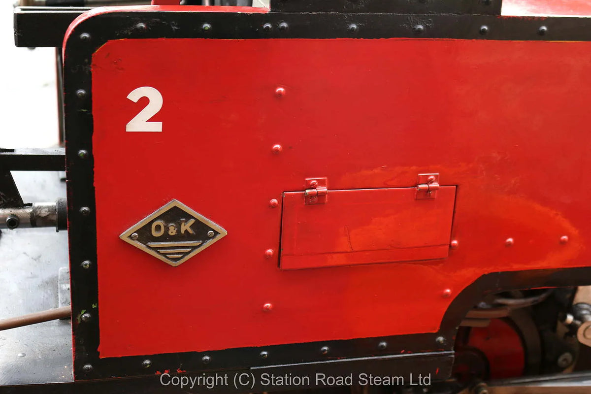 7 1/4 inch gauge Orenstein & Koppel 0-4-0WT