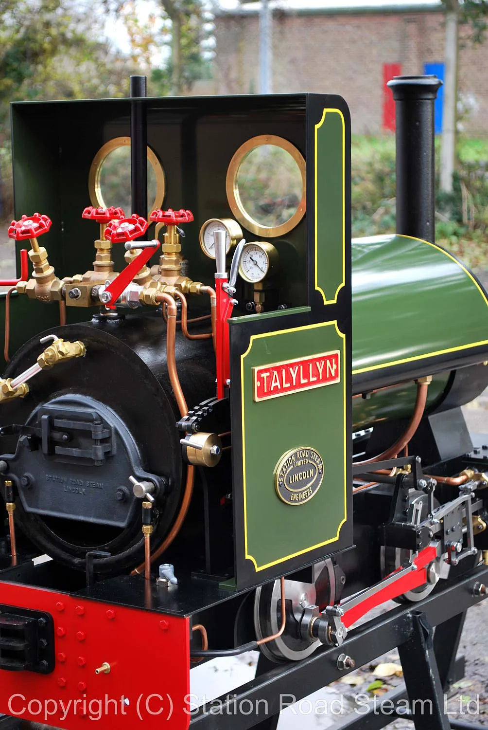 7 1/4 inch gauge "Stafford" 0-4-0ST works number 1325 with driving truck