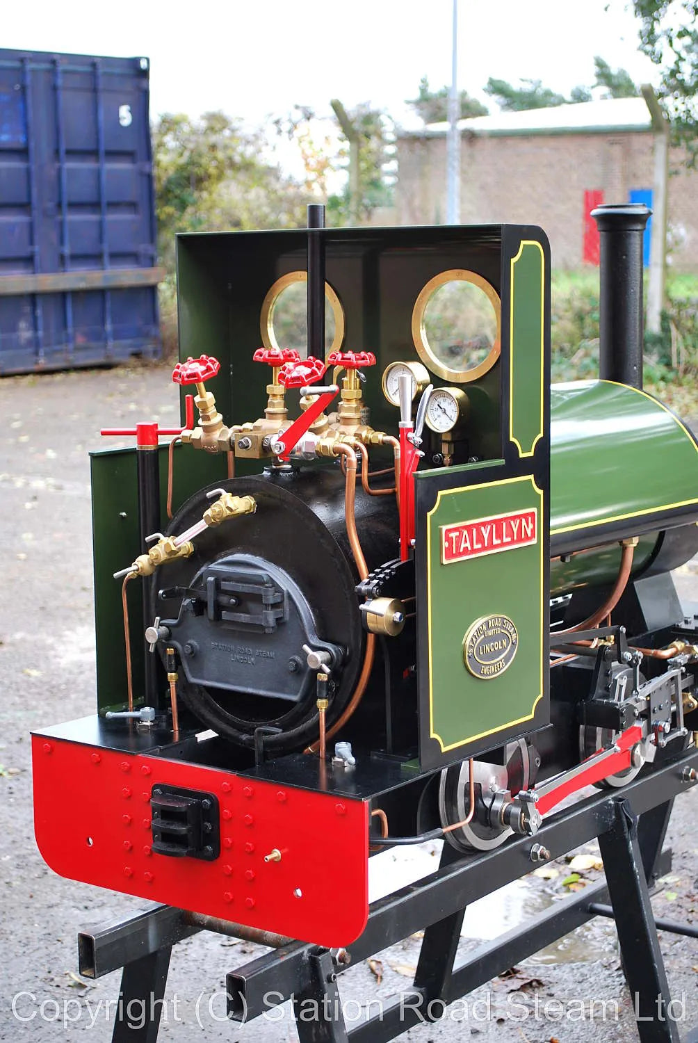 7 1/4 inch gauge "Stafford" 0-4-0ST works number 1325 with driving truck