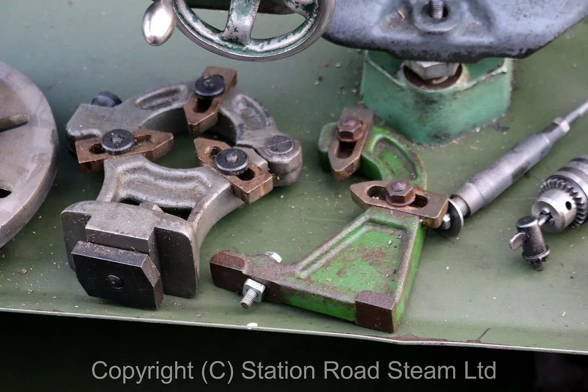 Myford ML7 lathe on stand