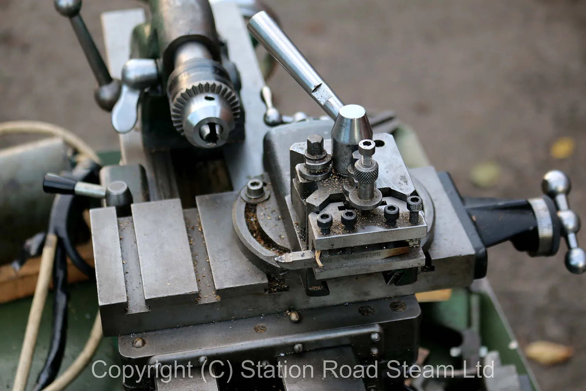 Myford ML7 lathe on stand