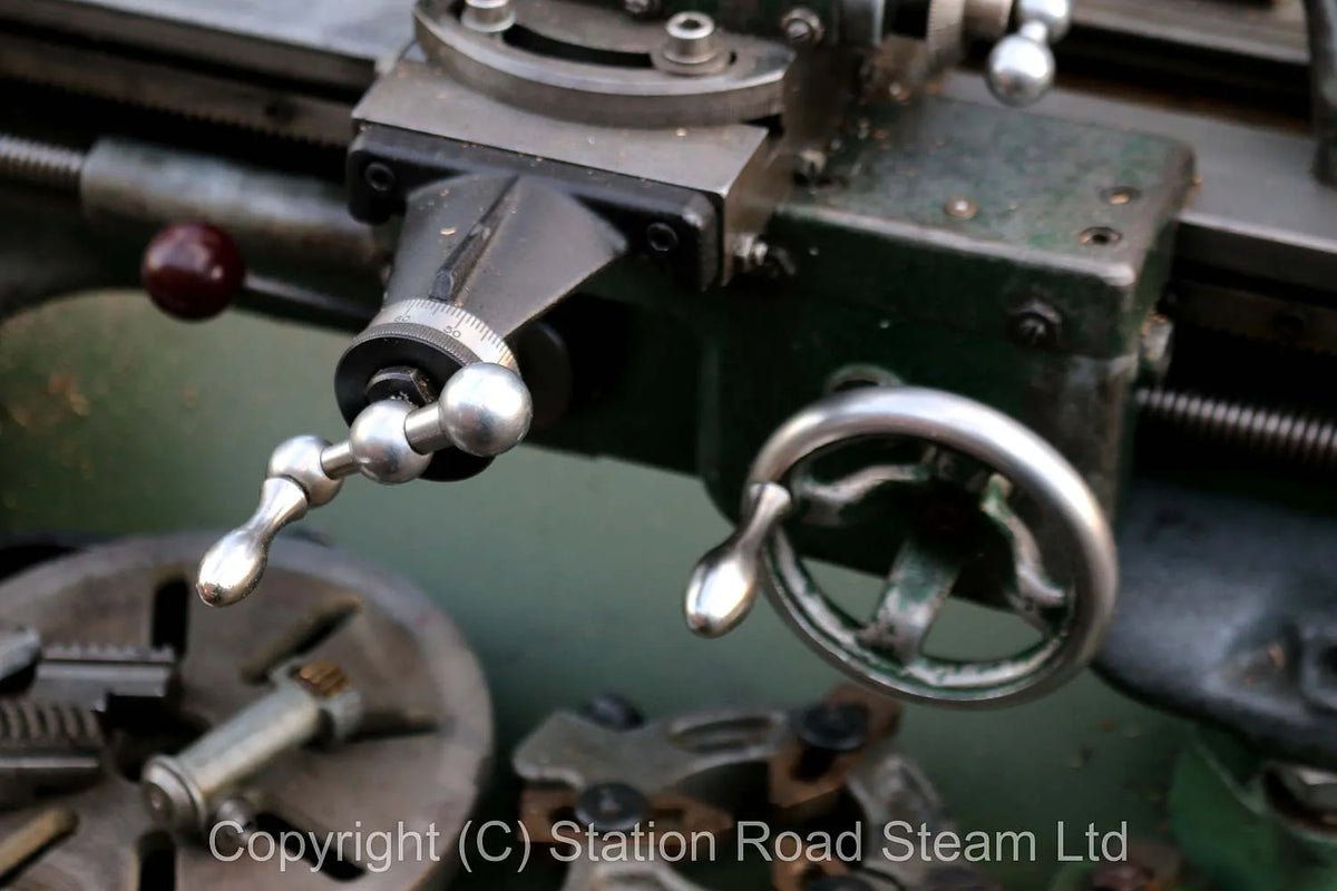 Myford ML7 lathe on stand