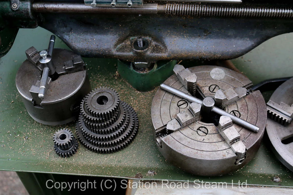 Myford ML7 lathe on stand