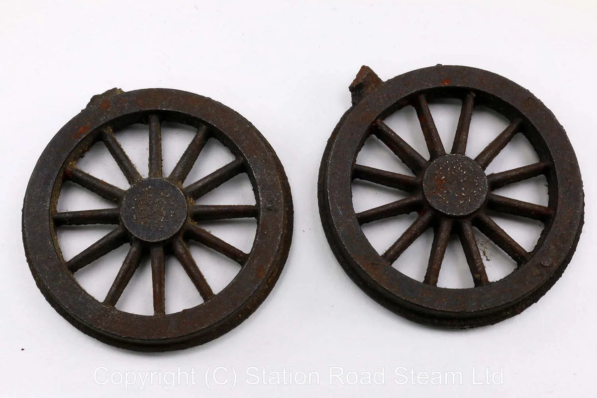 5 inch gauge Midland "Spinner" leading, driving & trailing wheels