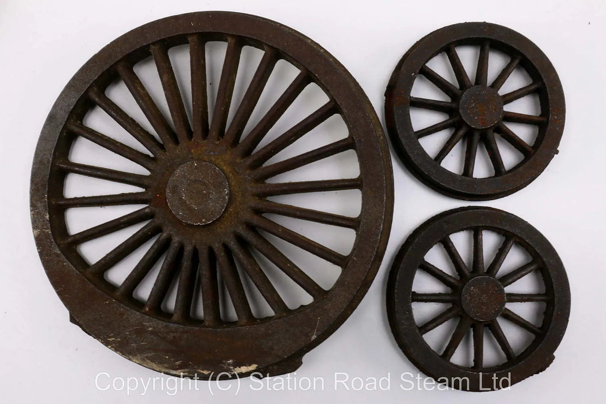 5 inch gauge Midland "Spinner" leading, driving & trailing wheels