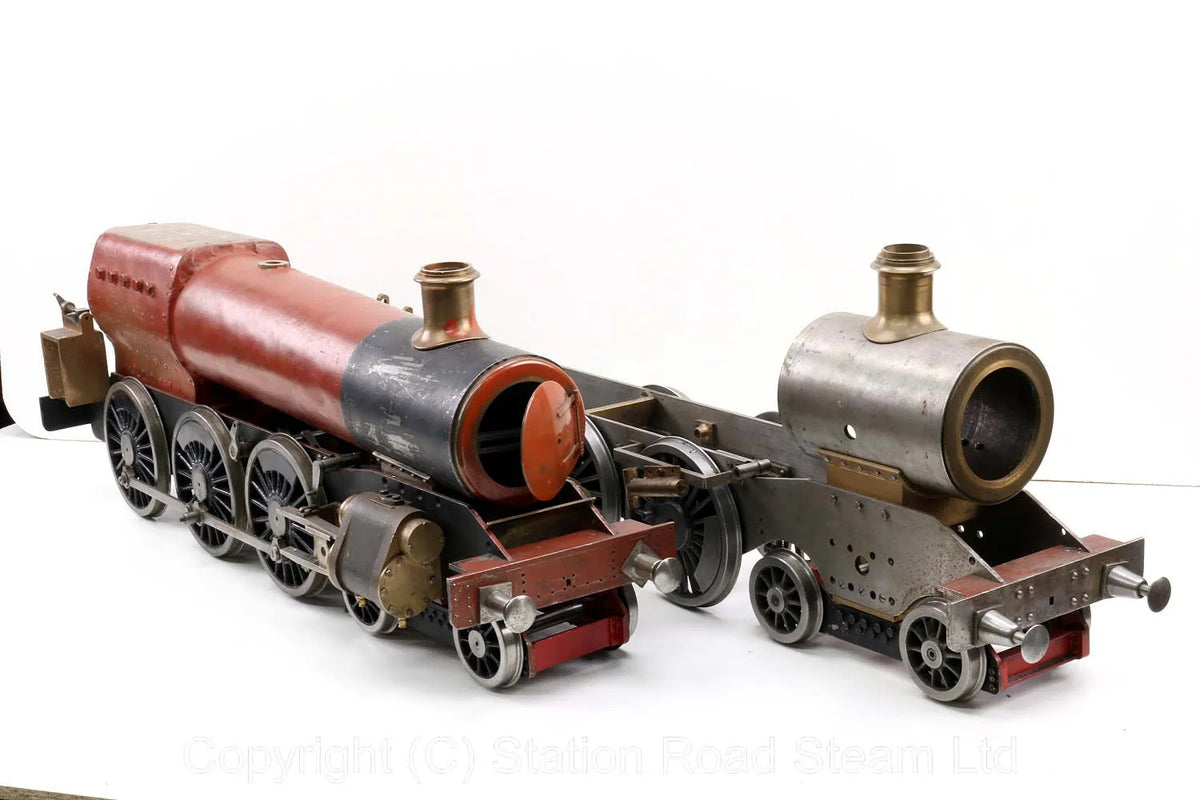 Pair of part-built 3 1/2 inch gauge GWR 4-6-0 "Lickham Hall"
