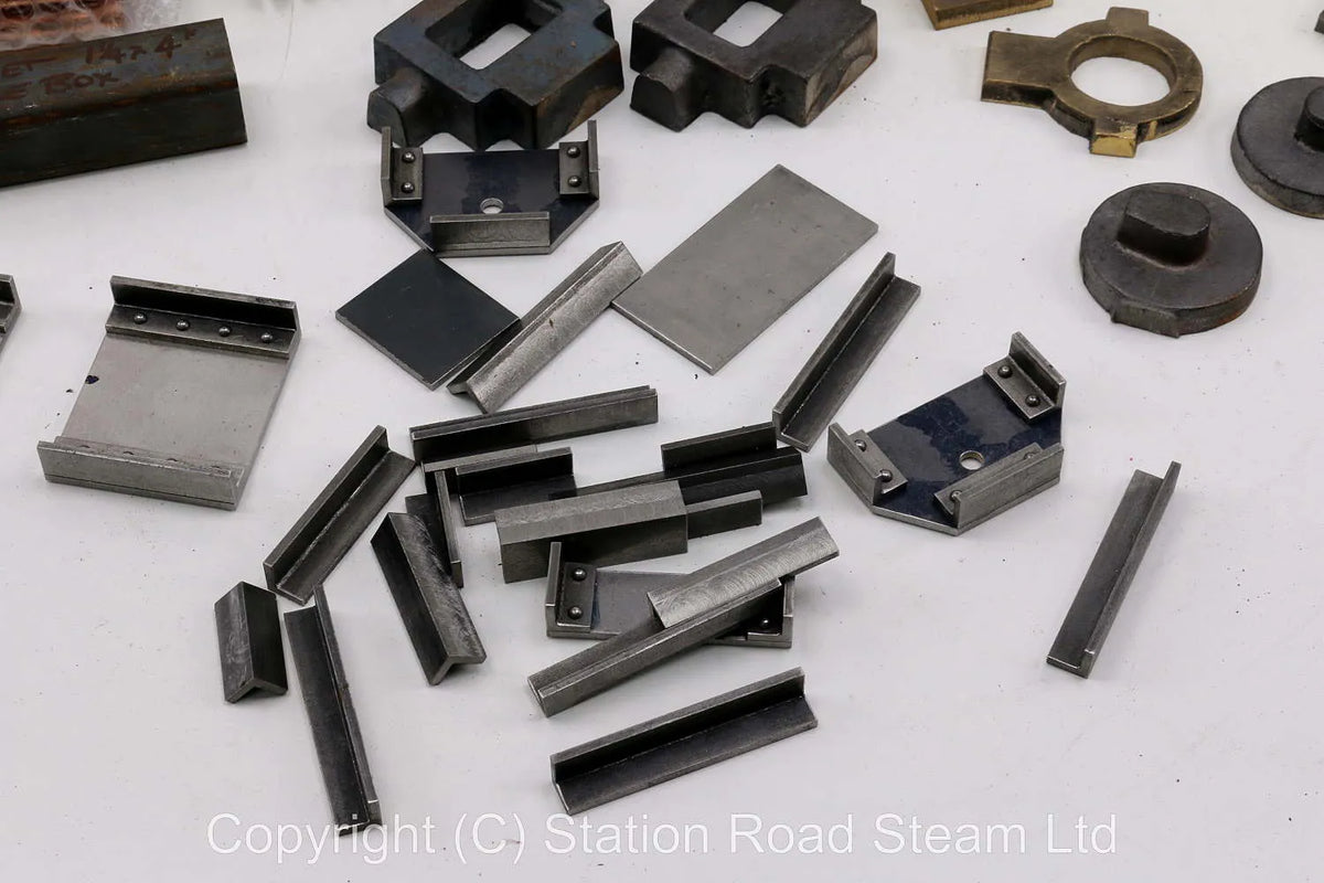 3 1/2 inch gauge "Sweet Violet" frames, castings, flanged boiler kit