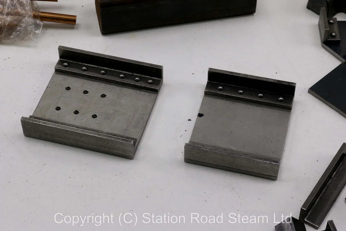 3 1/2 inch gauge "Sweet Violet" frames, castings, flanged boiler kit