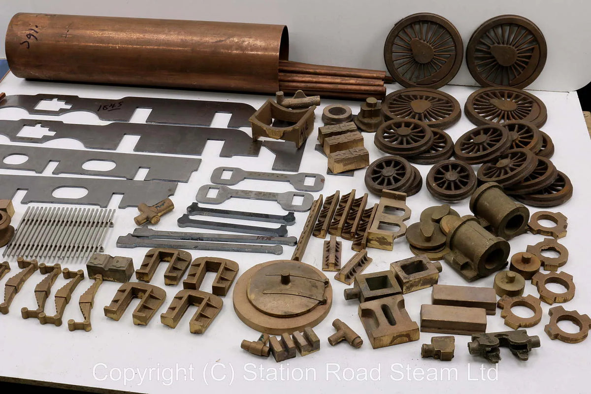3 1/2 inch gauge GNR Atlantic "Maisie" castings, laser cut frames & boiler kit