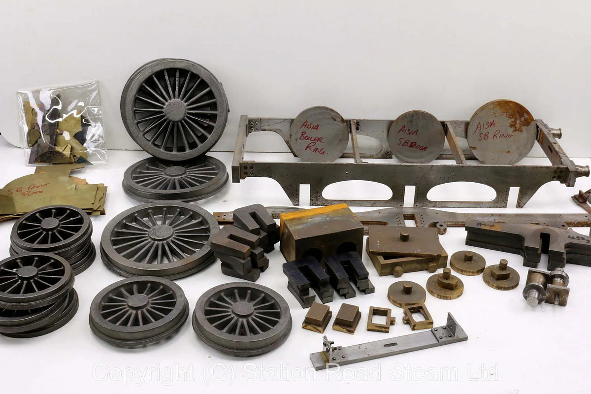 5 inch gauge "Asia" frames, castings