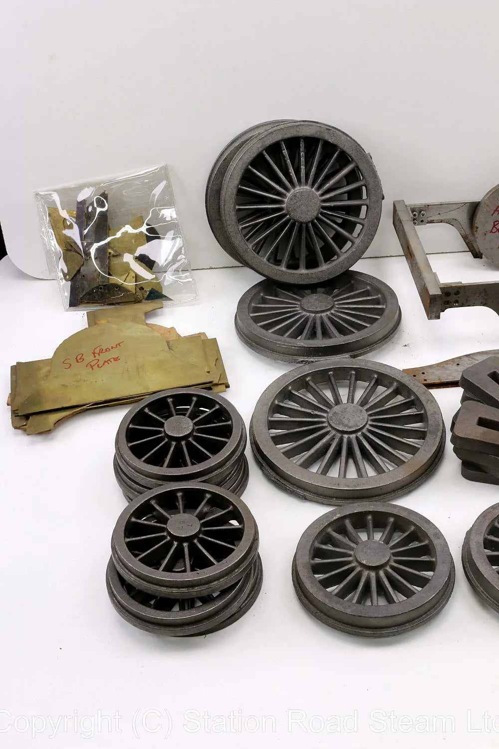 5 inch gauge "Asia" frames, castings