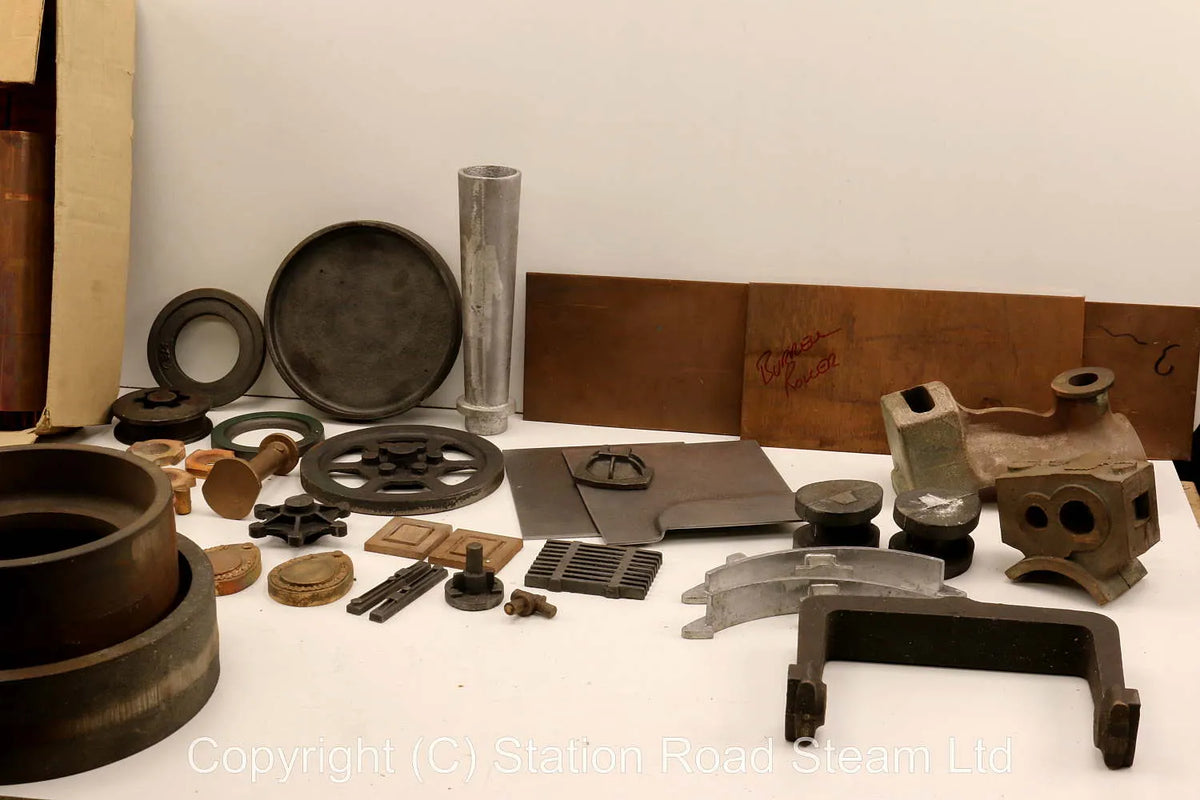 2 inch scale Burrell steam roller castings & boiler kit