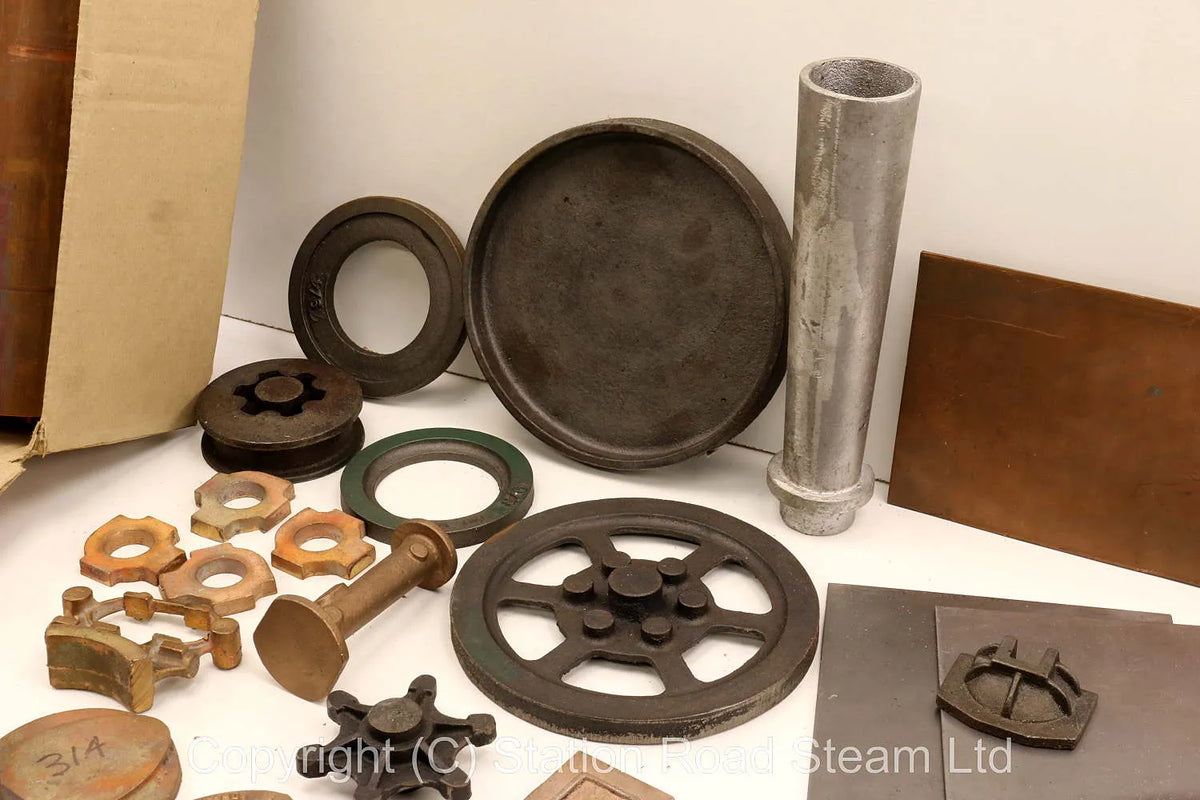 2 inch scale Burrell steam roller castings & boiler kit